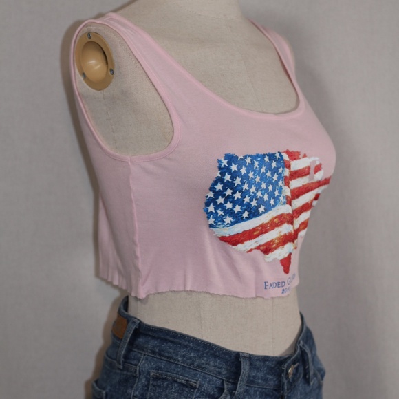 Faded Glory Cotton Crop Top - Picture 4 of 9